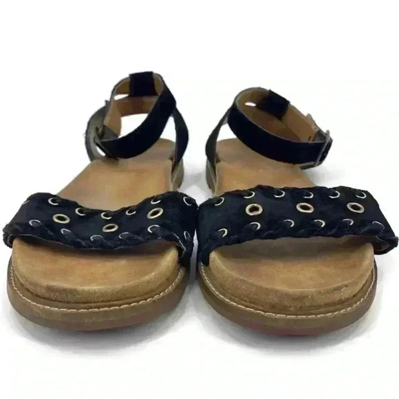 Clark’s Artisan Women's Corsio Amelia Black Soft Suede Sandals Size 11 - Picture 5 of 8